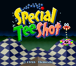 BS Special Tee Shot (Japan) Title Screen
